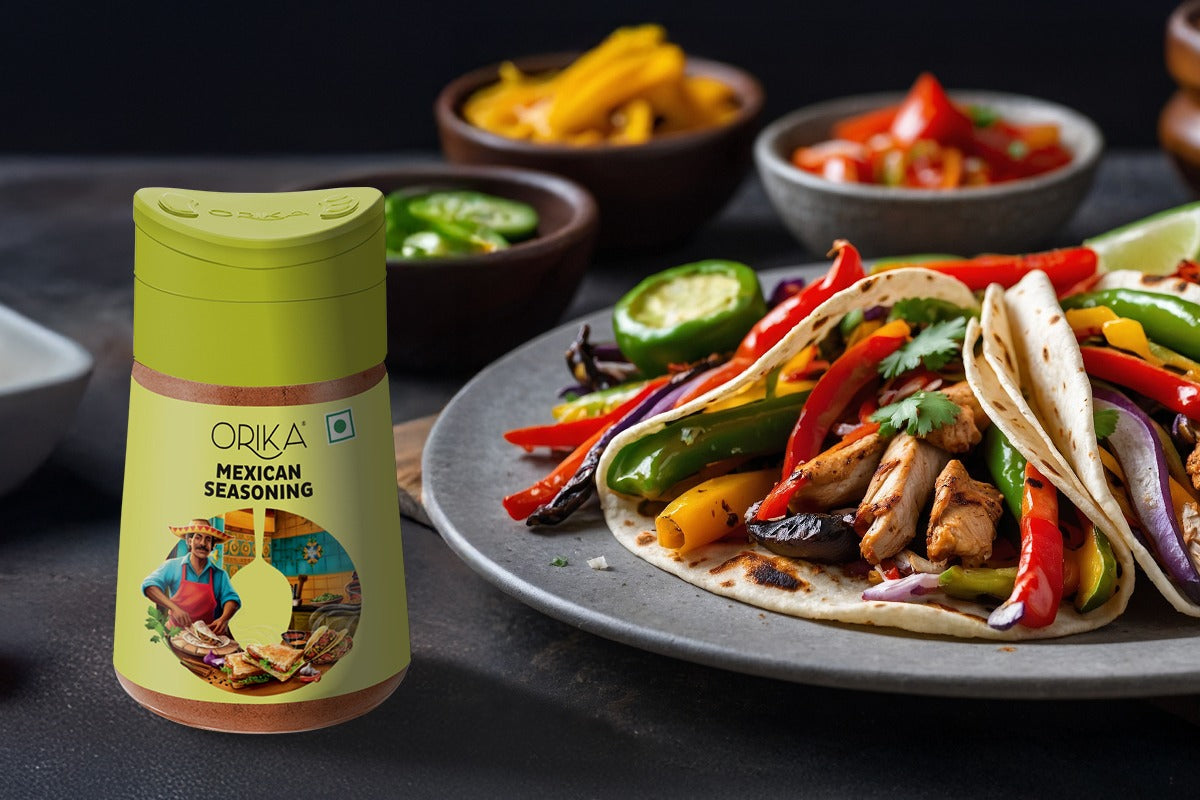 MEXICAN CHICKEN FAJITAS with ORIKA’S ALL PURPOSE MEXCICAN SEASONING